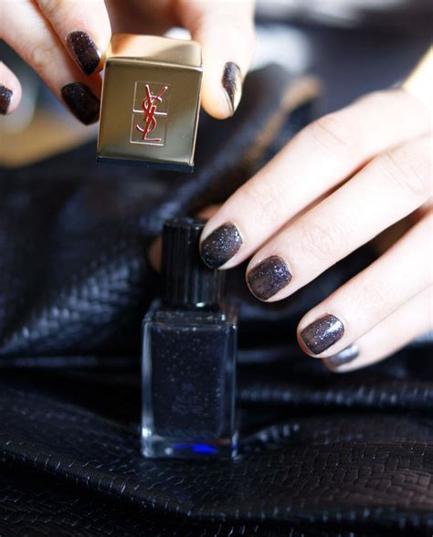 ysl nuit noire vernis ongles|vernis a ongles ysl.